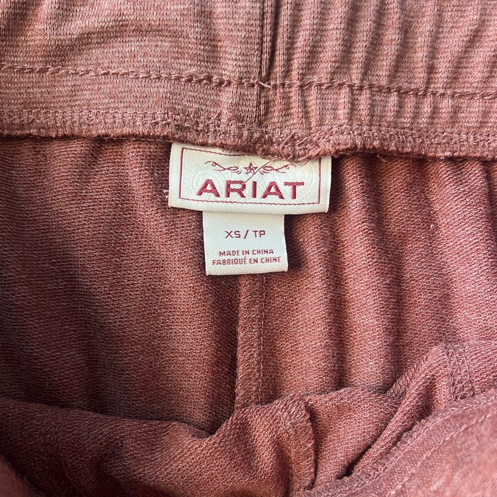 Ariat Women's Mexicali Roasted Russet Brown Joggers | Size XS - Picture 5 of 11